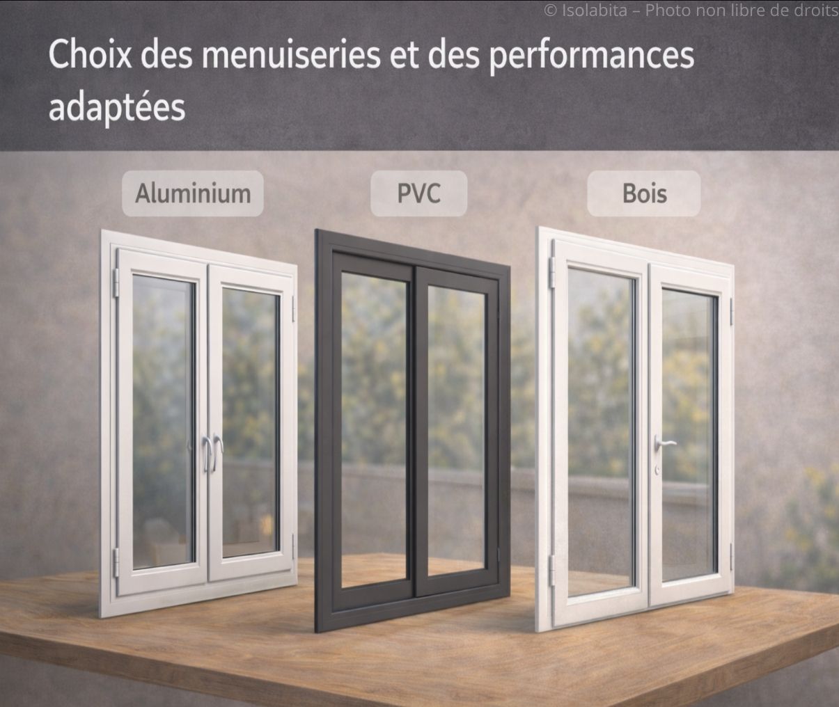 choix des menuiseries