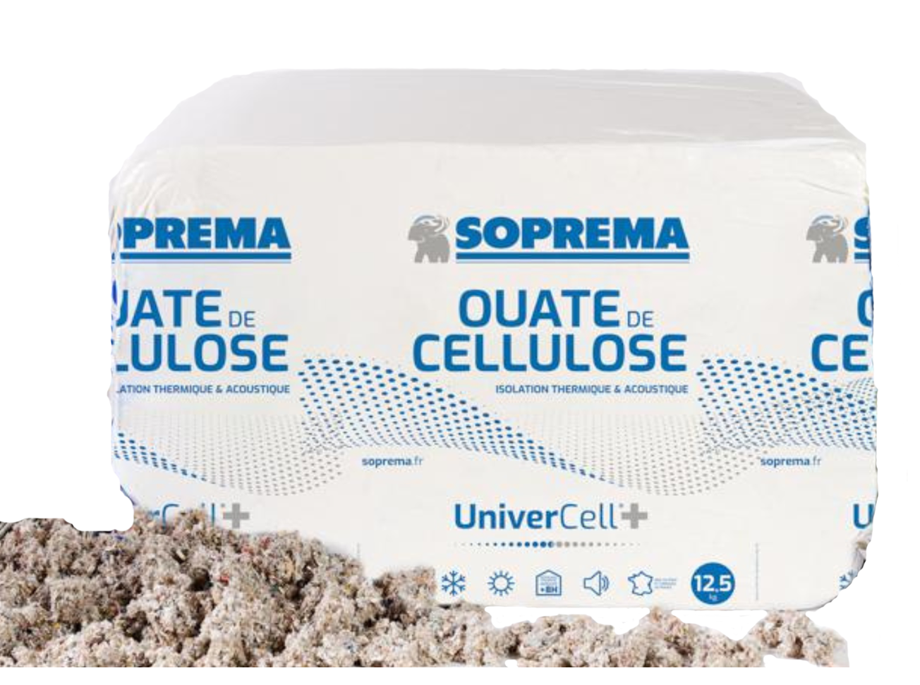 ouate de cellulose à souffler